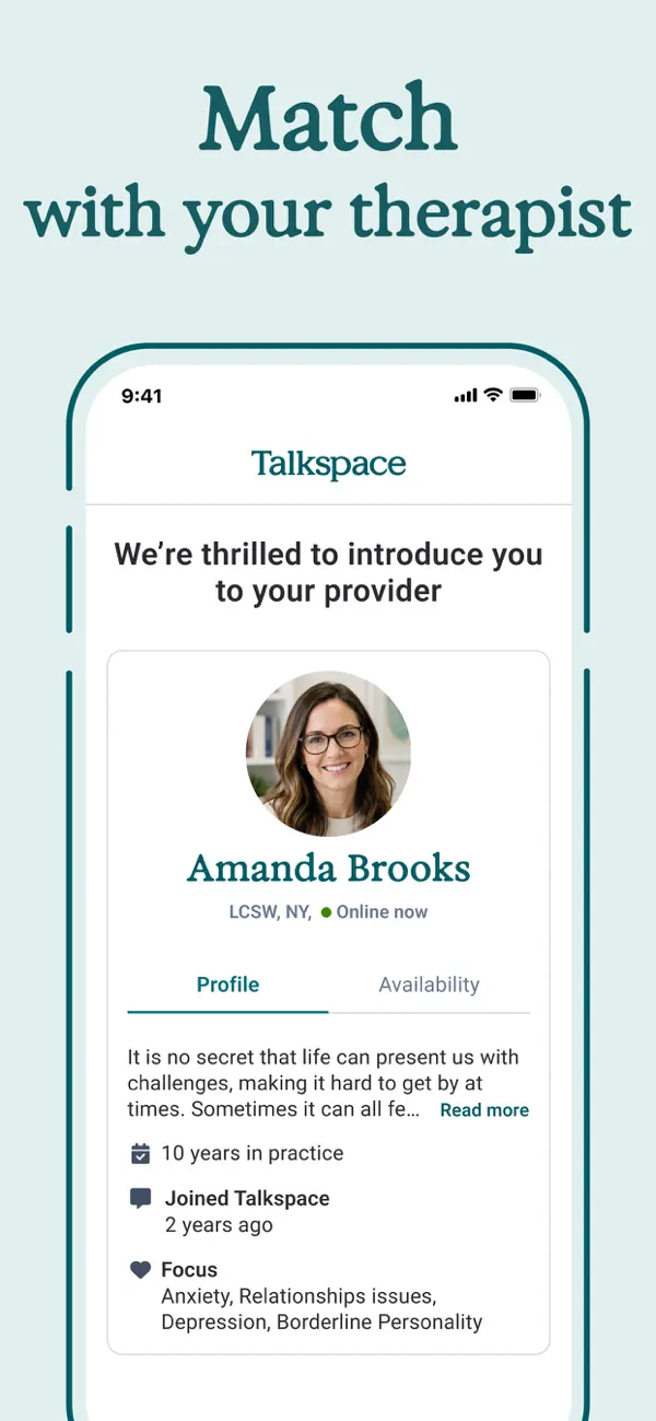 Talkspace app screenshot 4