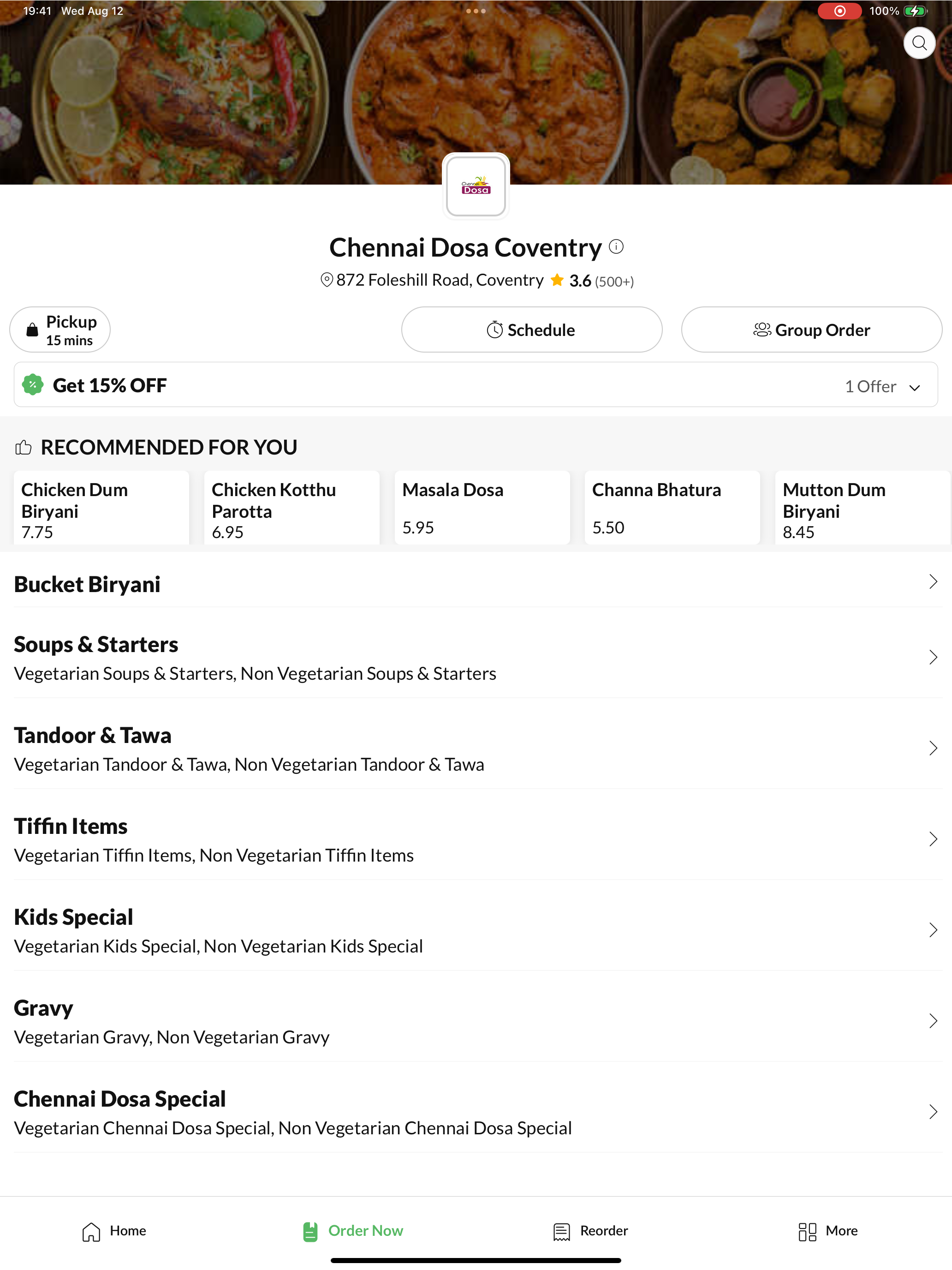 Chennai Dosa Coventry screenshot 6