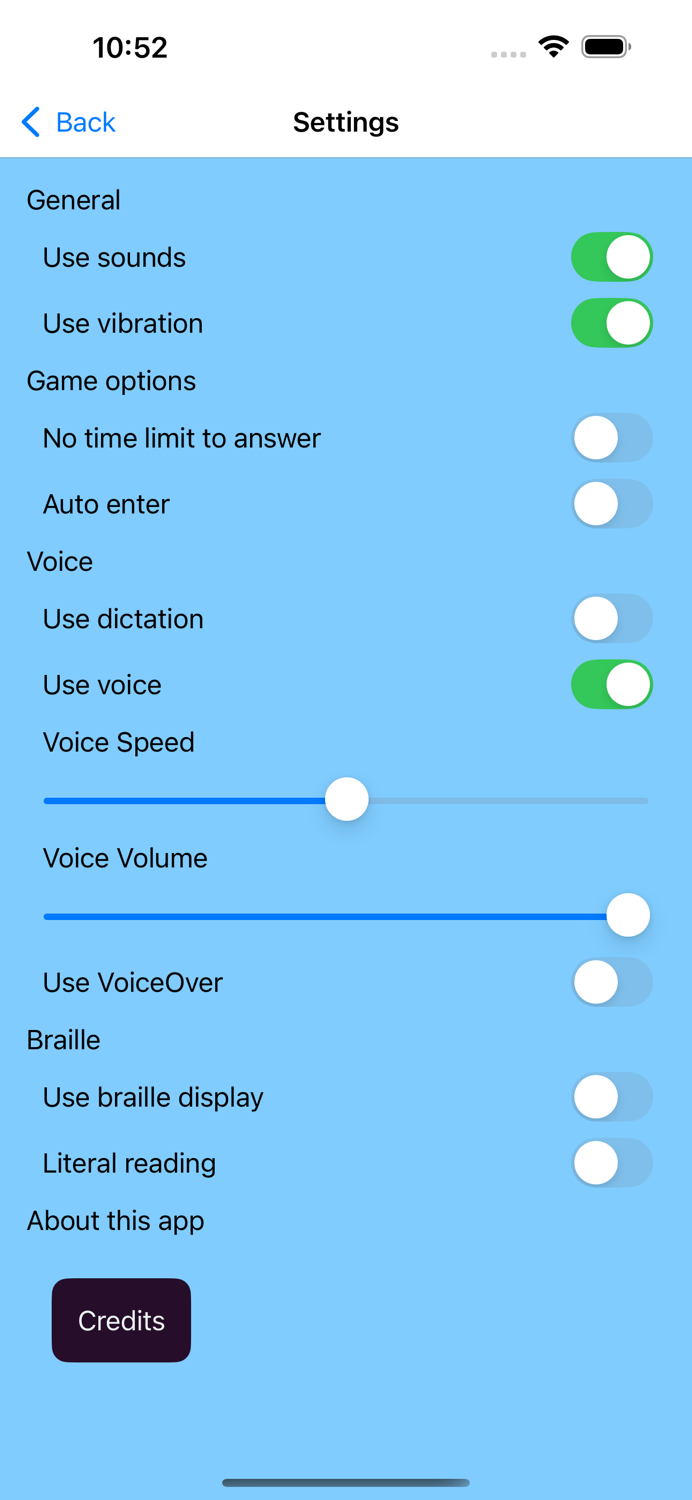 Accessible Math Match