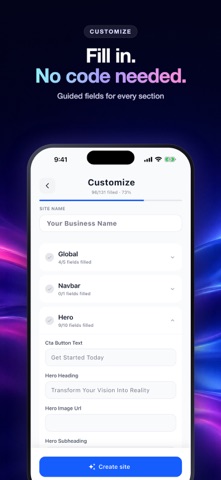 WebX: AI Website Builder screenshot 3