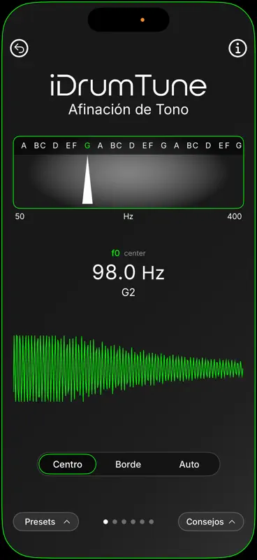 iDrumTune Afinador de Batería screenshot 2 of 8