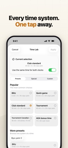 Go Clock: Byoyomi Timer Screenshot 2 of 10