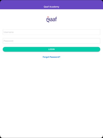 Qaaf Academy iPad screenshot
