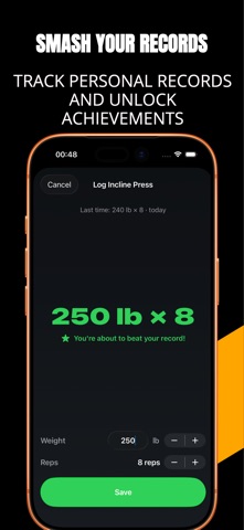 Ferro: Gym Strength Tracker Screenshot 4 of 6