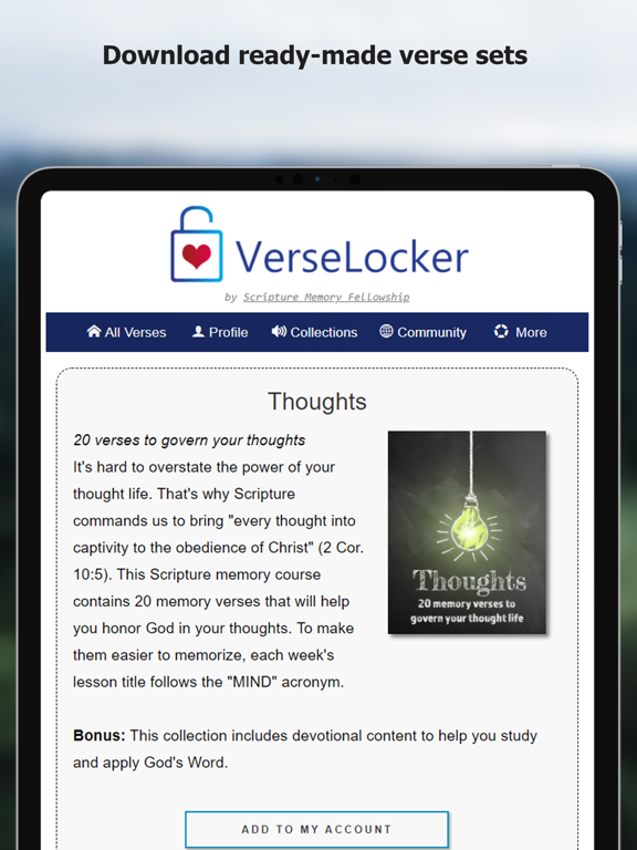 Bible Memory: VerseLocker iPad screenshot 7 - Reference app