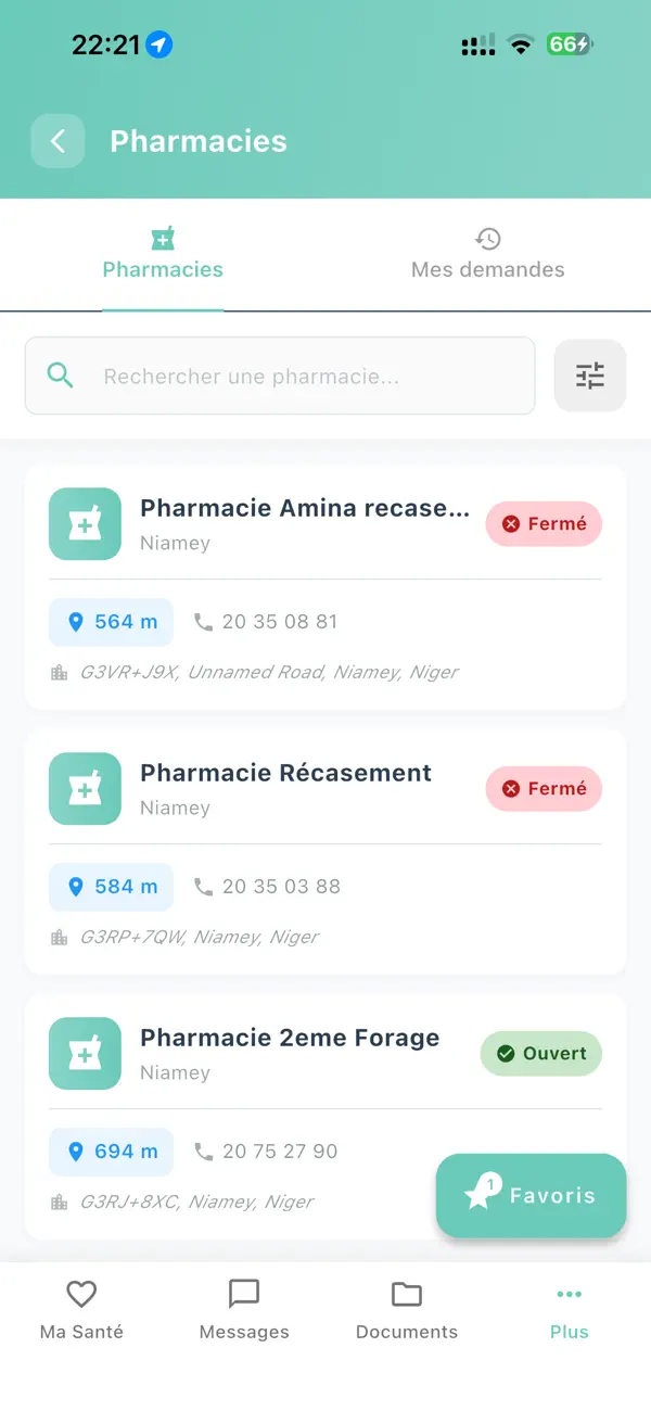 Screenshot #3 pour Awooni Santé