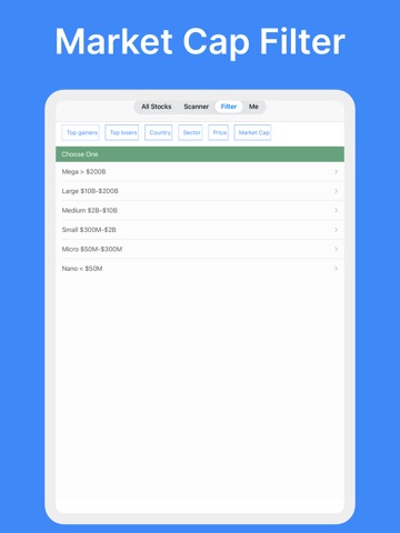 Stock Scanner® iPad screenshot
