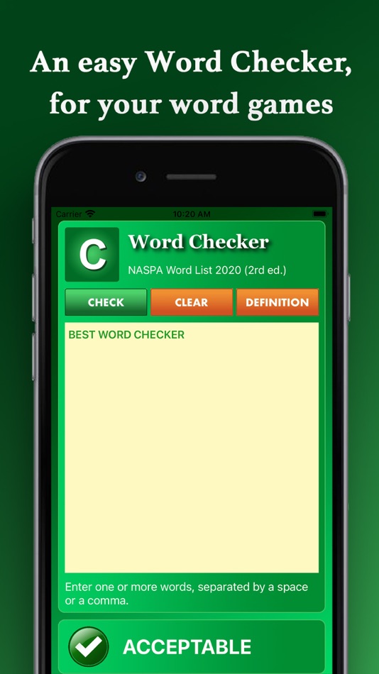 #1. WordWise Validator: word judge (iOS) 由: Claire Marlier Maurice