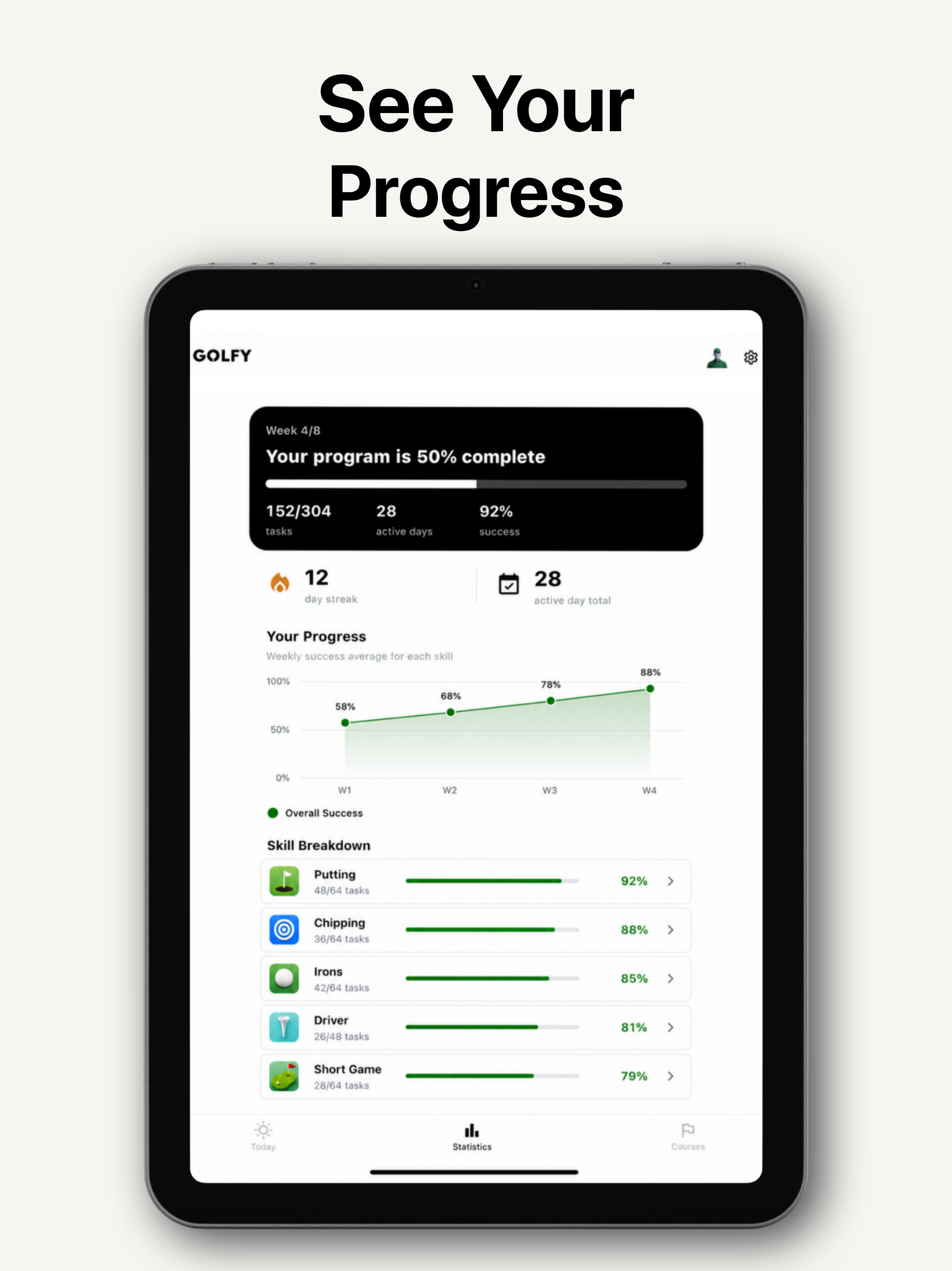 Golf Training & Plans: Golfy screenshot 11