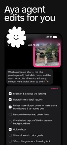 Aya Photo AI: Copy any shot iPhone screenshot