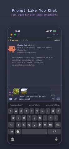 QuickTUI: AI Agent Terminal Screenshot 8 of 10