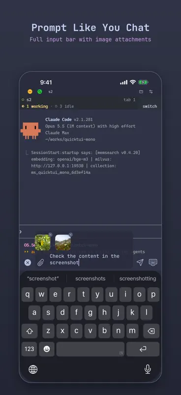 QuickTUI: AI Agent Terminal screenshot 8 of 10