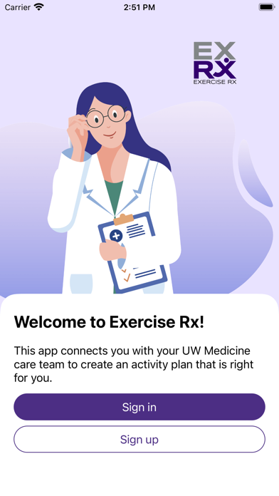 ExerciseRx™ Screenshot