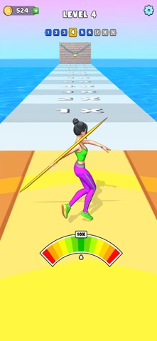 Girl Race - Fun Running Games iPhone screenshot