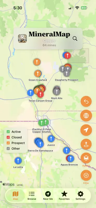 MineralMap screenshot 2 of 10