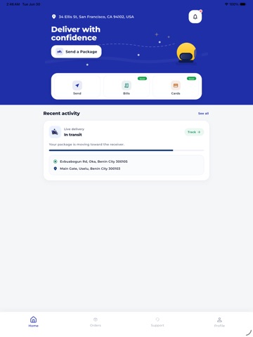Wanpadi | Express Delivery iPad screenshot