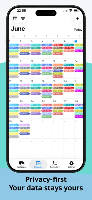 LockScreen Calendar Maker iPhone screenshot 6