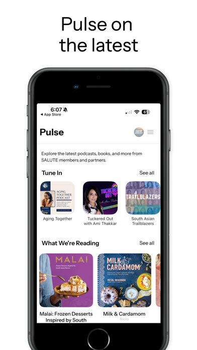 SALUTE Community iPhone screenshot 4 - Social Networking app
