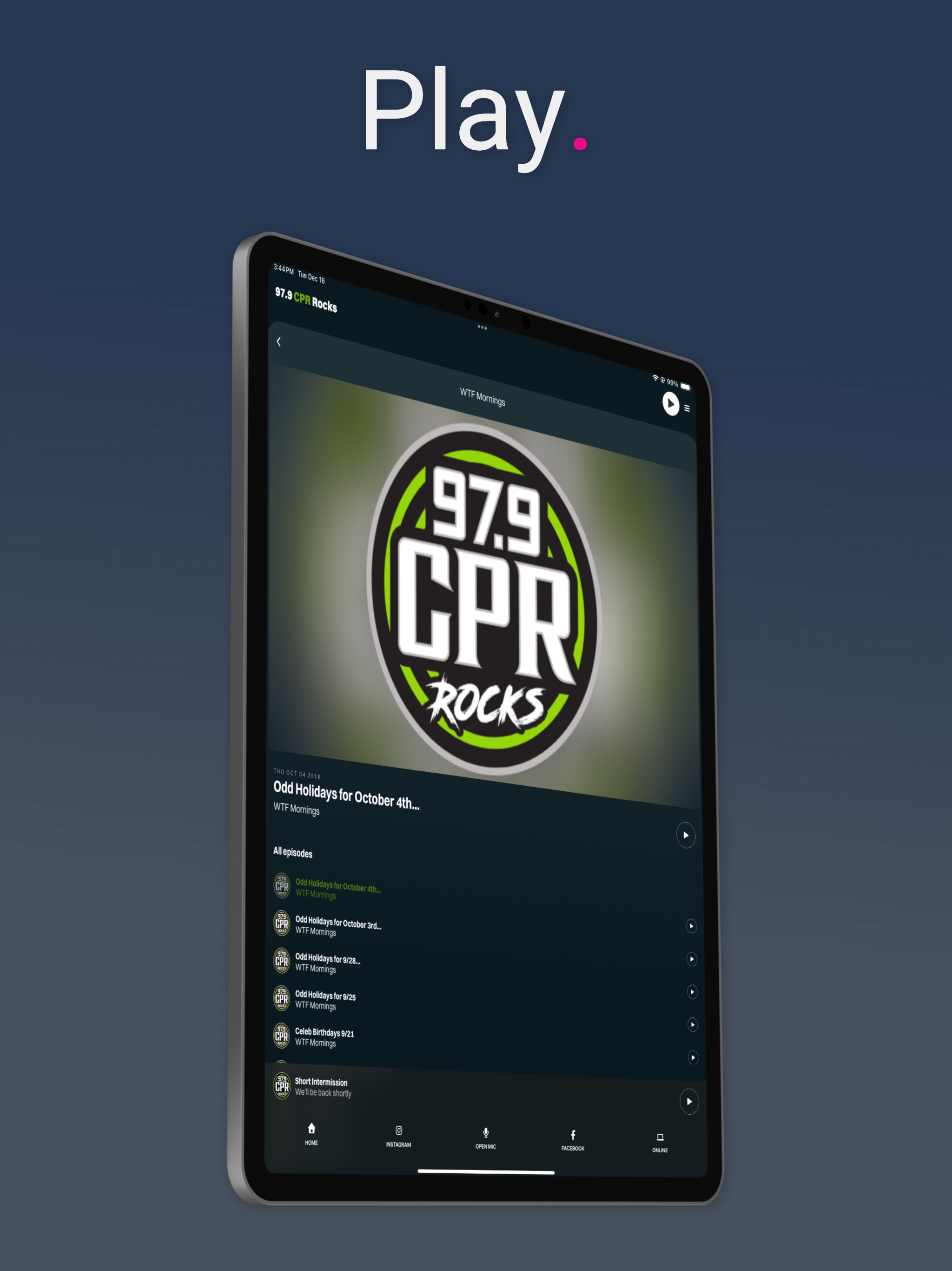 97.9 - CPR Rocks