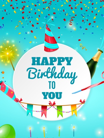 Animated Birthday Card Wishes iPad screenshot