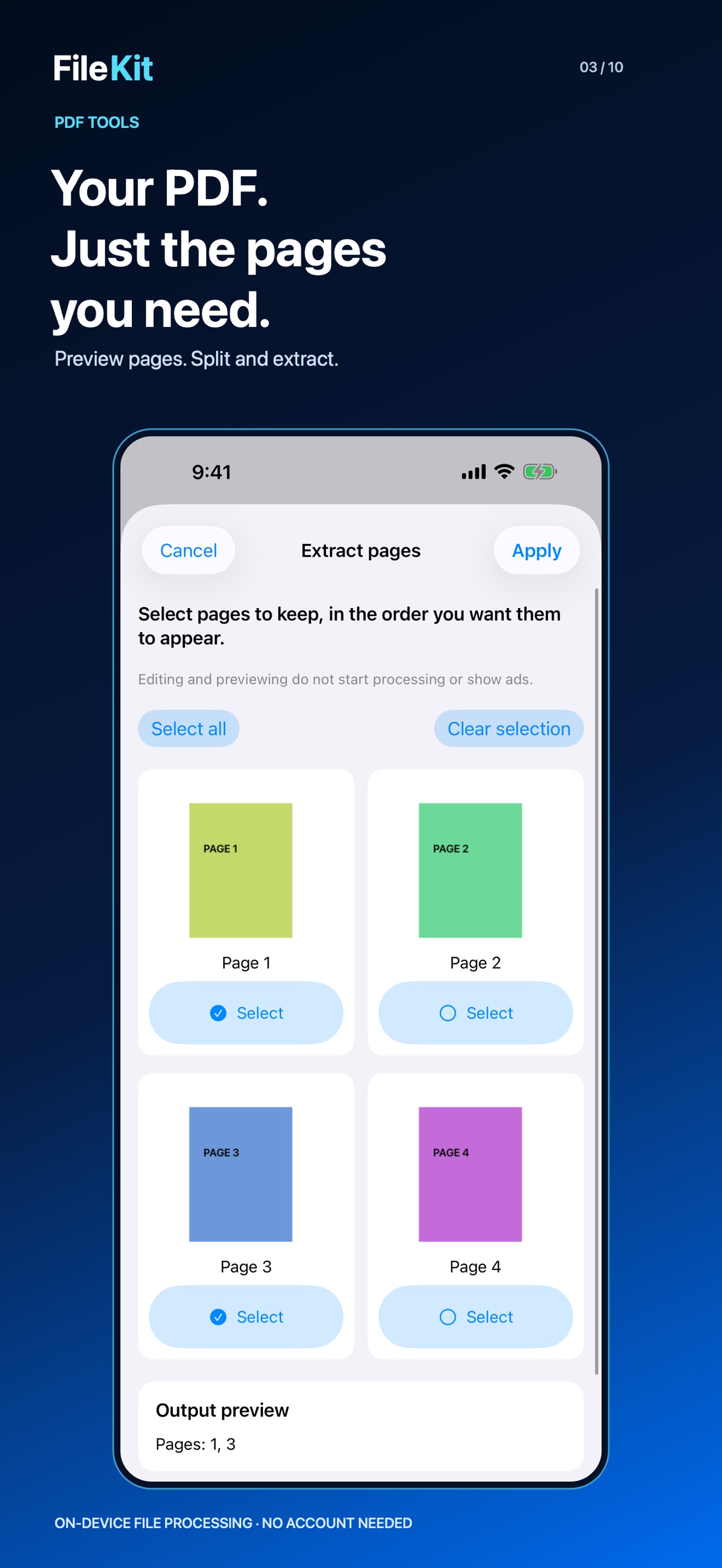Screenshot 3 of FileKit: PDF & Video Converter