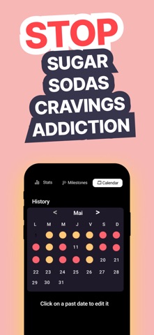 Quit Sugar Detox: BYEBYE SUGAR iPhone screenshot