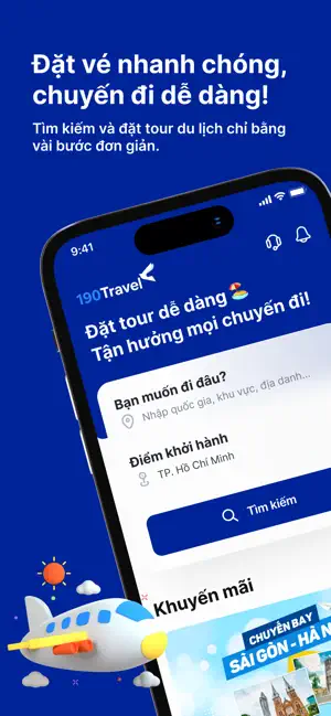190 Travel - Đặt tour dễ dàng! screenshot 1