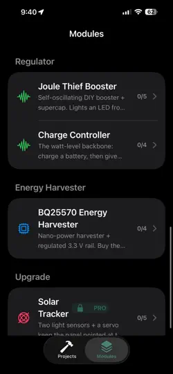 Screenshot von Wattsmith auf dem iPhone 3