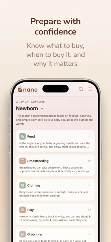 Nana Baby App screenshot 2