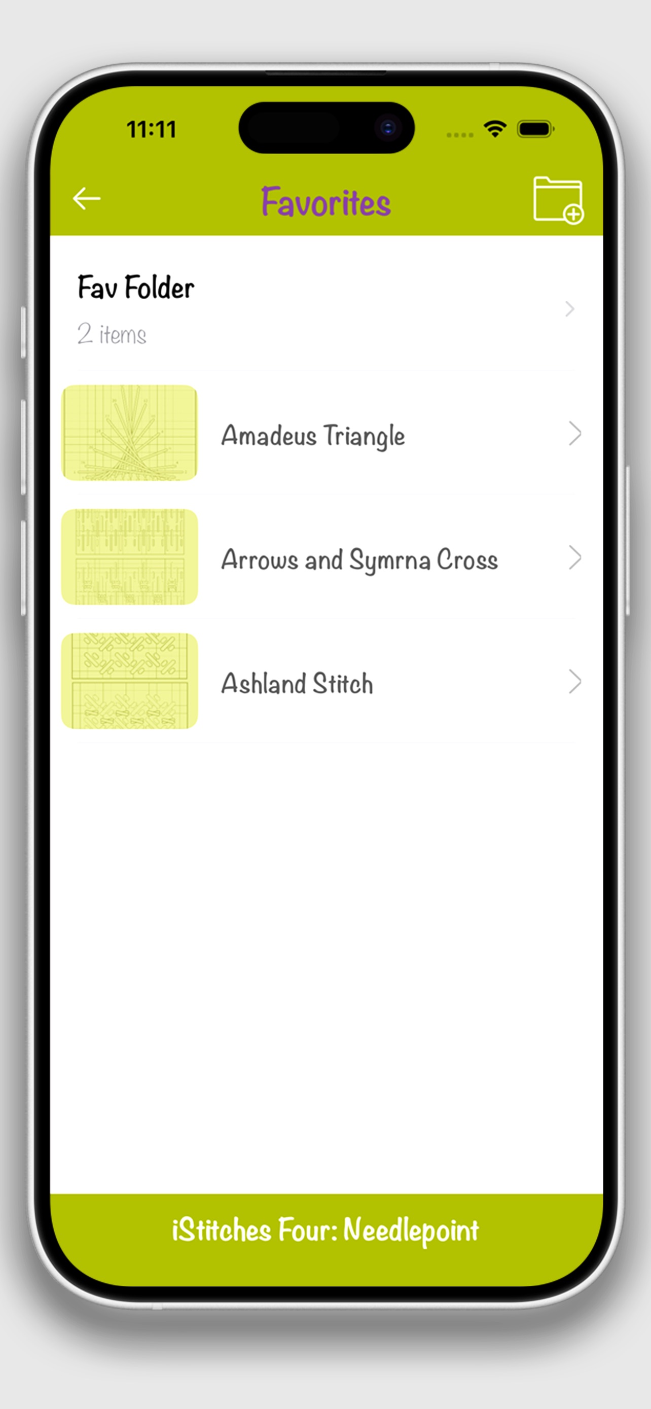 iStitches Four: Needlepoint screenshot 6