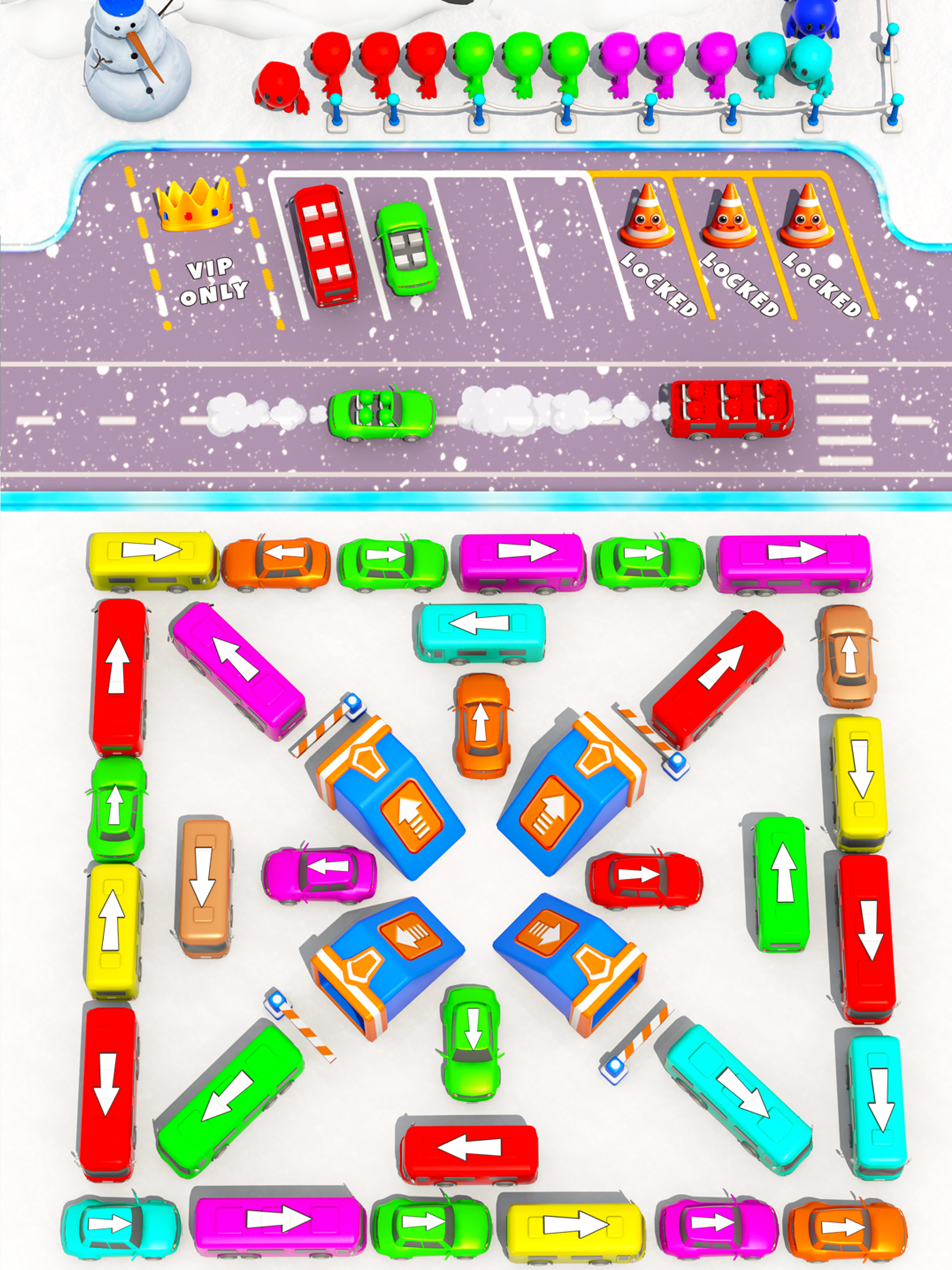 Bus Out Traffic Puzzle Game screenshot 6