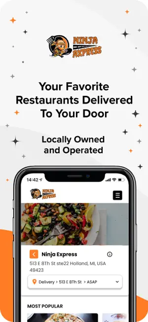 Ninja Axpress Food Delivery screenshot 1