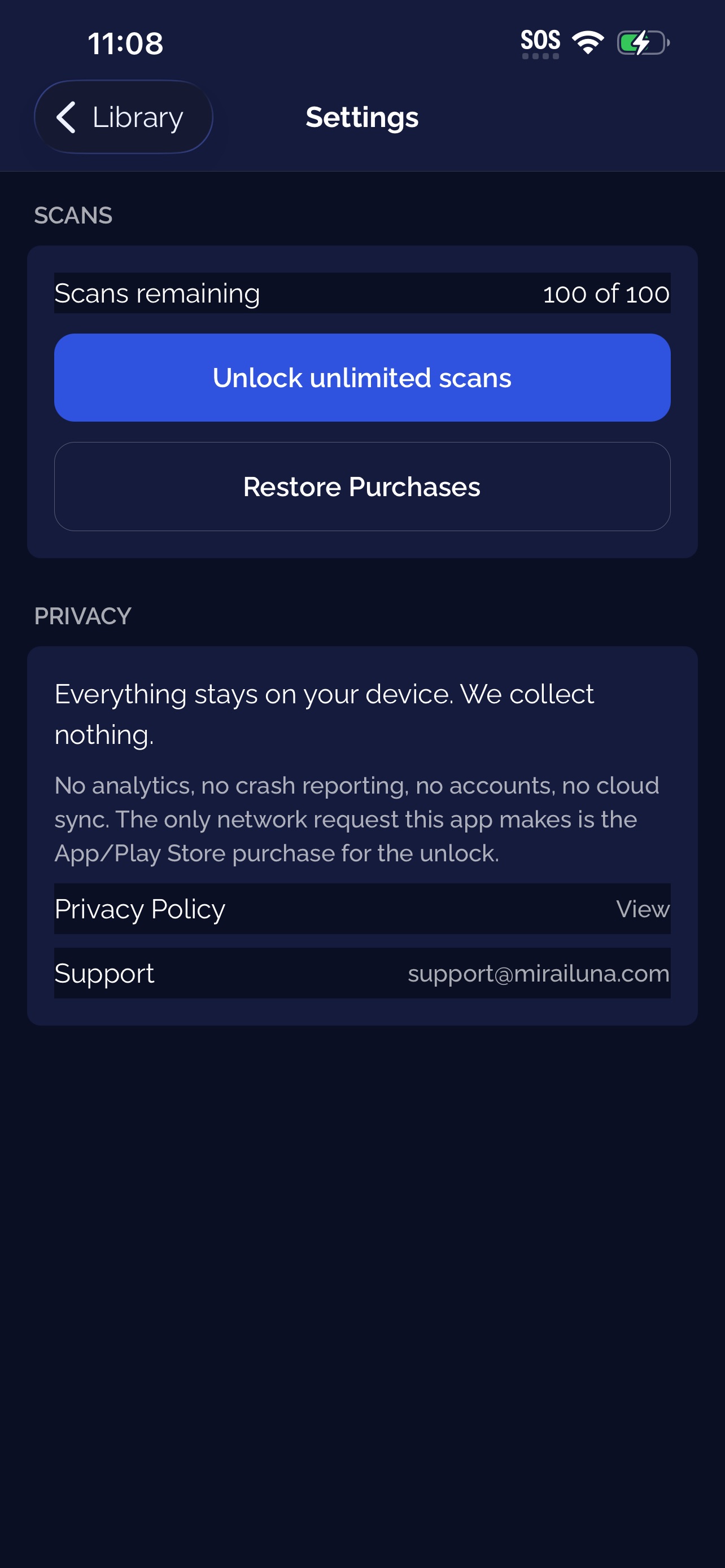 Screenshot 2 of MiraiScanner
