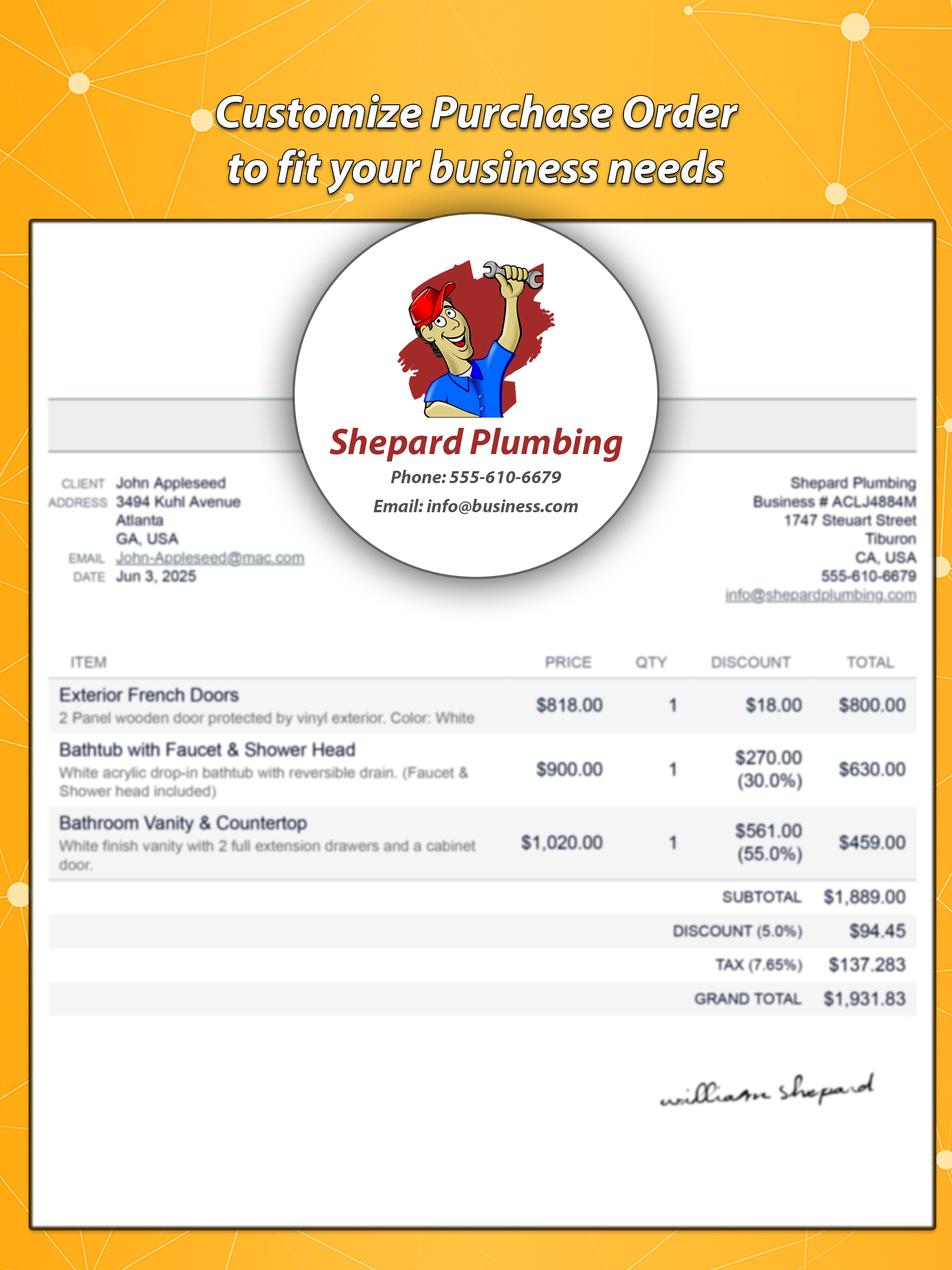 Purchase Order - PO Maker
