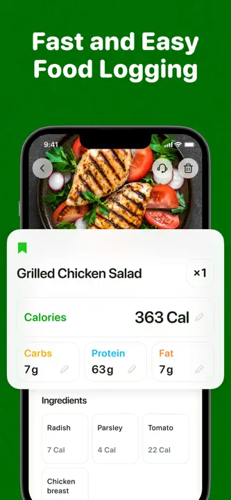 Calo: AI Food Calorie Counter: Screenshot 4 von 7