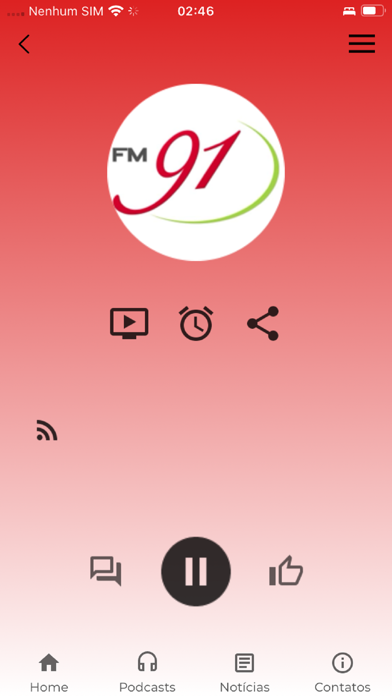 Rádio FM 91 de Taquara Screenshot