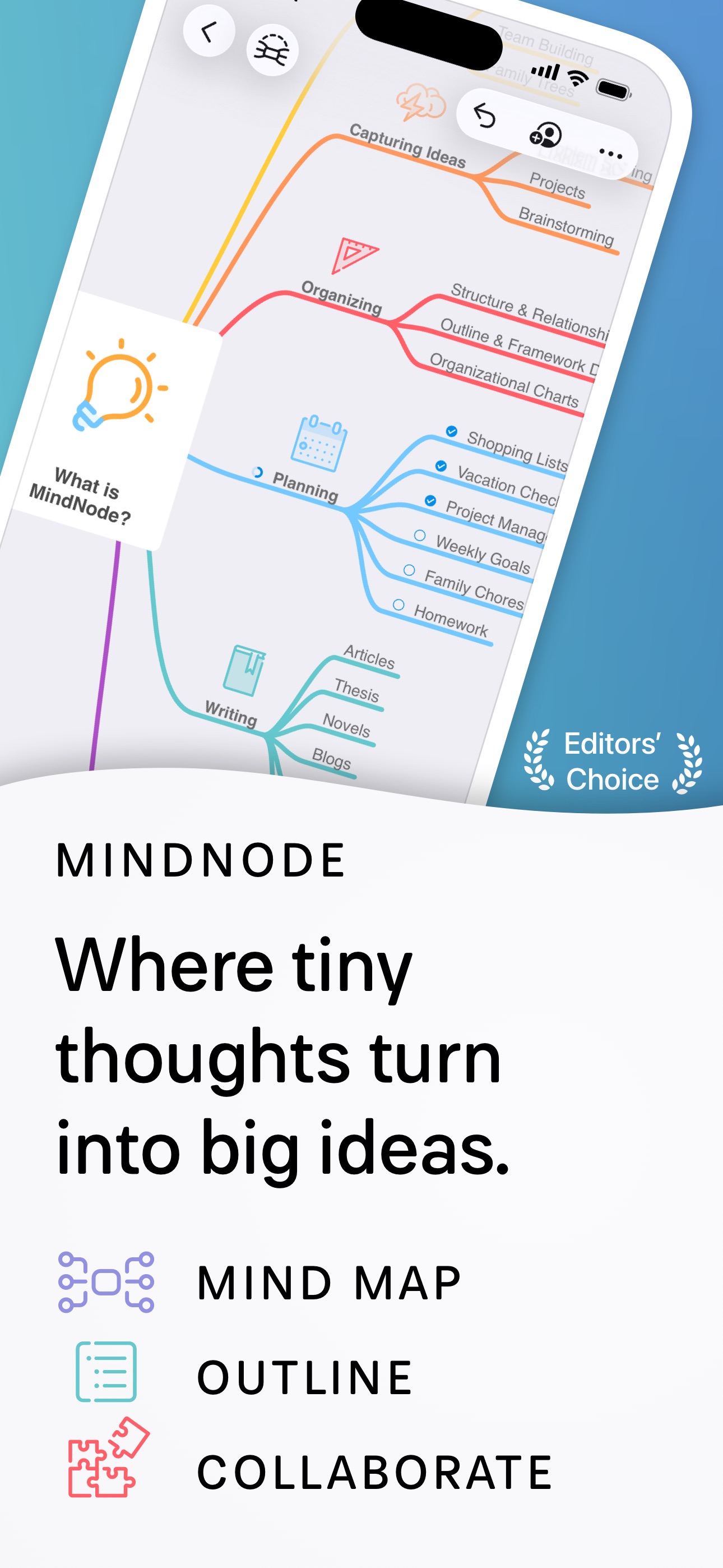 MindNode: Mind Map & Outline screenshot 1