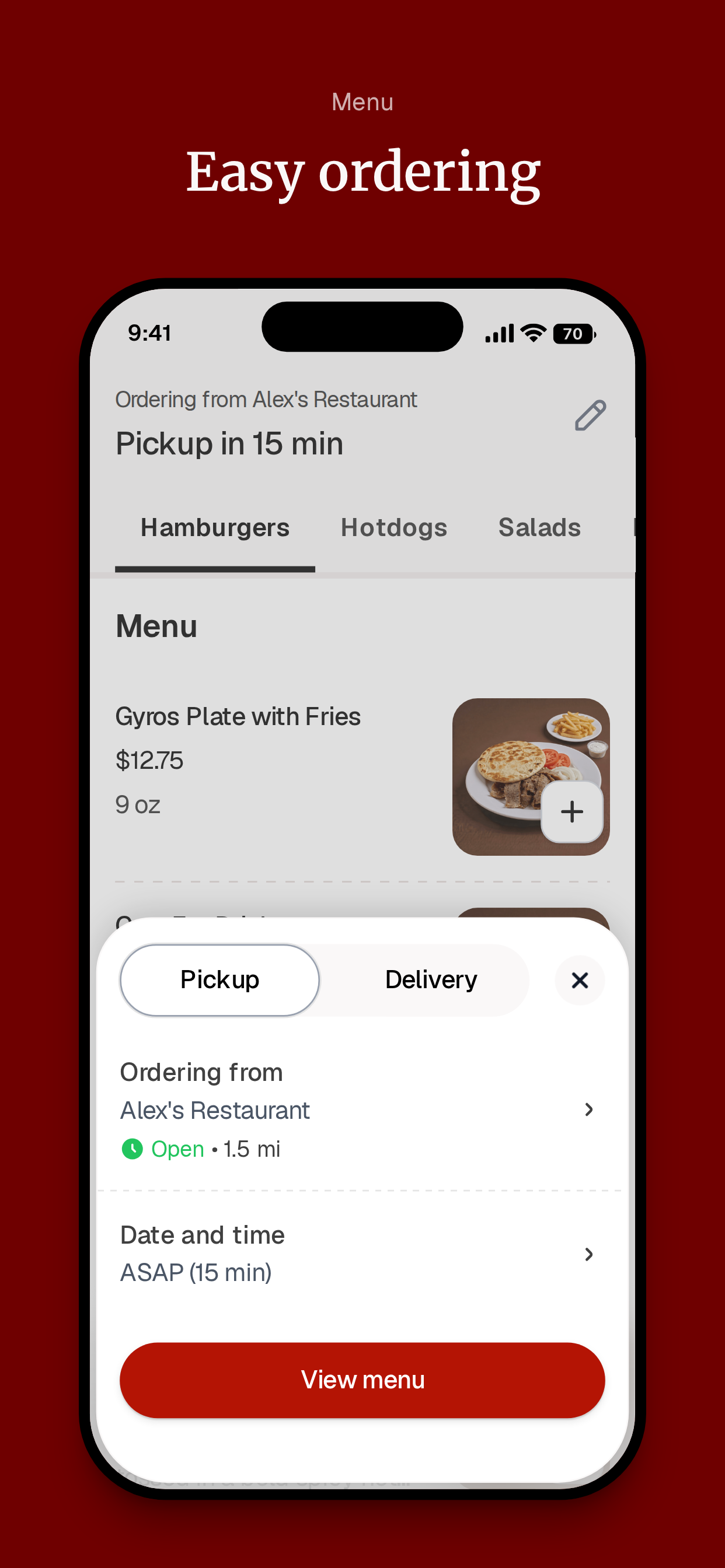 Alex's Restaurant screenshot 3