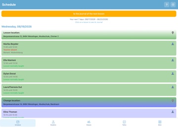 MusicScoodle Teachers iPad screenshot
