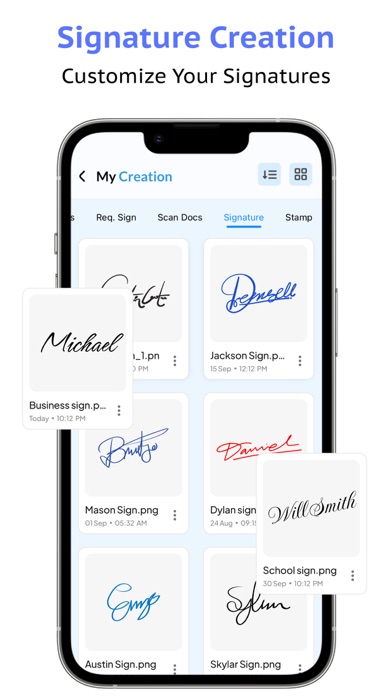 Sign Docs - Signature on PDF iPhone screenshot 4 - Productivity app