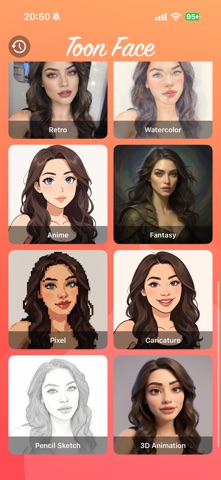 Toon Face Cartoon Selfie Screenshot 3 of 3