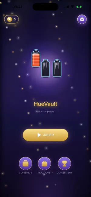 HueVault: Color Sort Puzzle screenshot 1