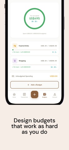 Chroni - Budget Tracker screenshot