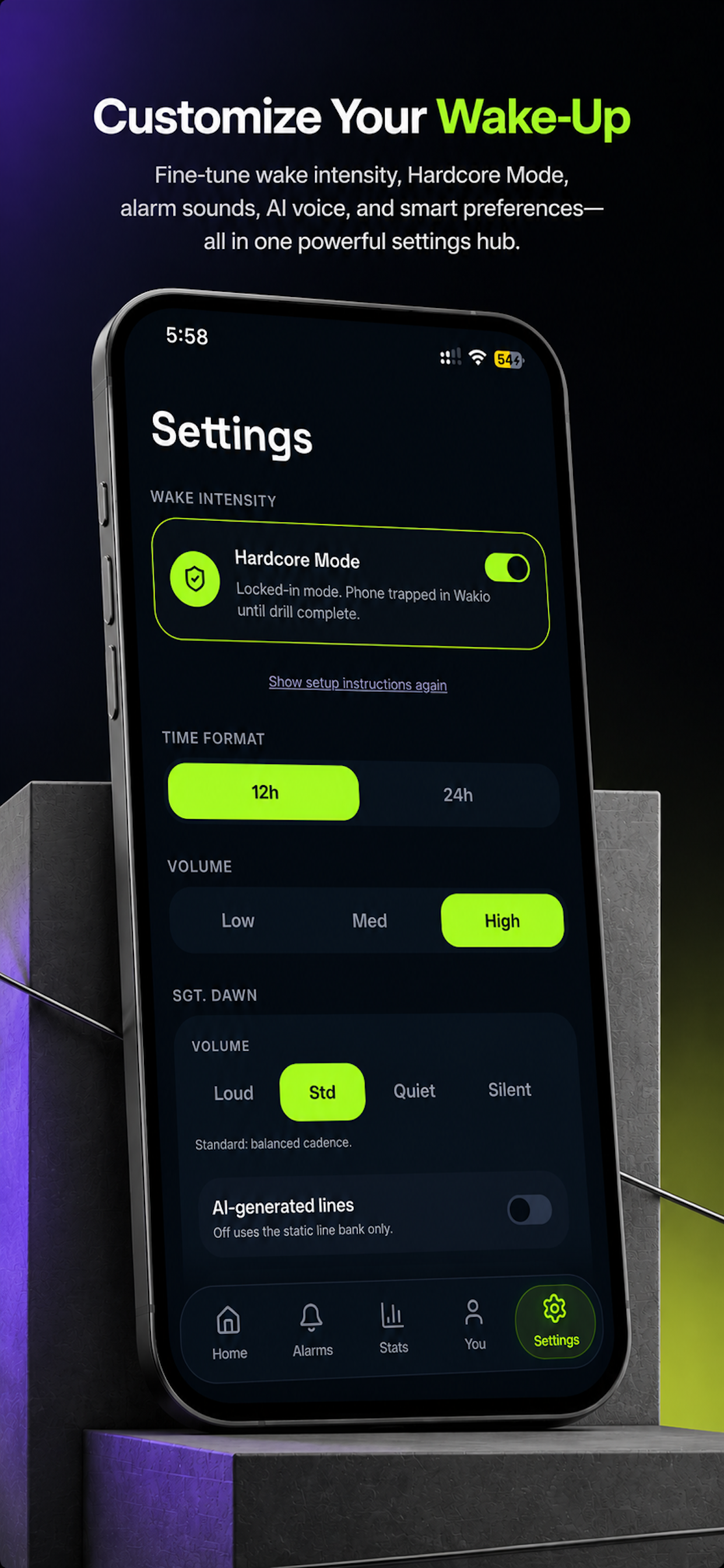 Wakio: Mission Alarm Clock screenshot 5