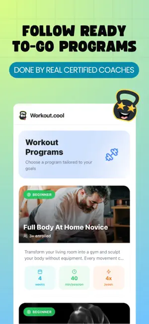 Workout.cool: Fitness Coach screenshot 3