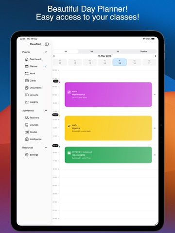 ClassPilot - School Planner iPad screenshot