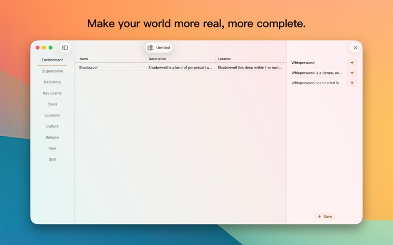 App screenshot