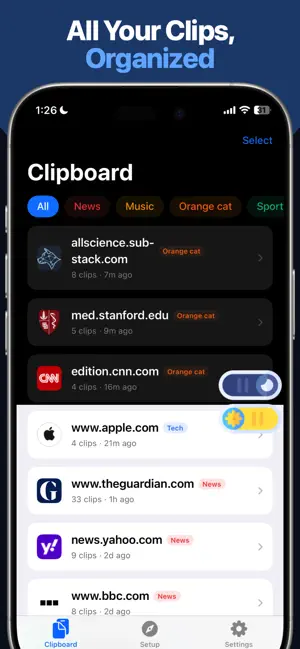 SmartSelect: Safari Clipboard screenshot 2