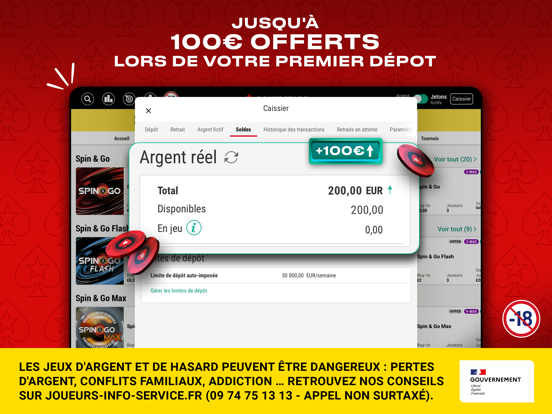 Screenshot #6 pour PokerStars Poker Pari Sportif