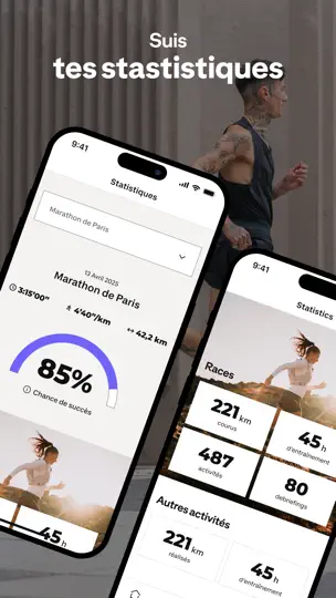 Capture d'écran de Kiprun Pacer Courir Running sur iPhone 8